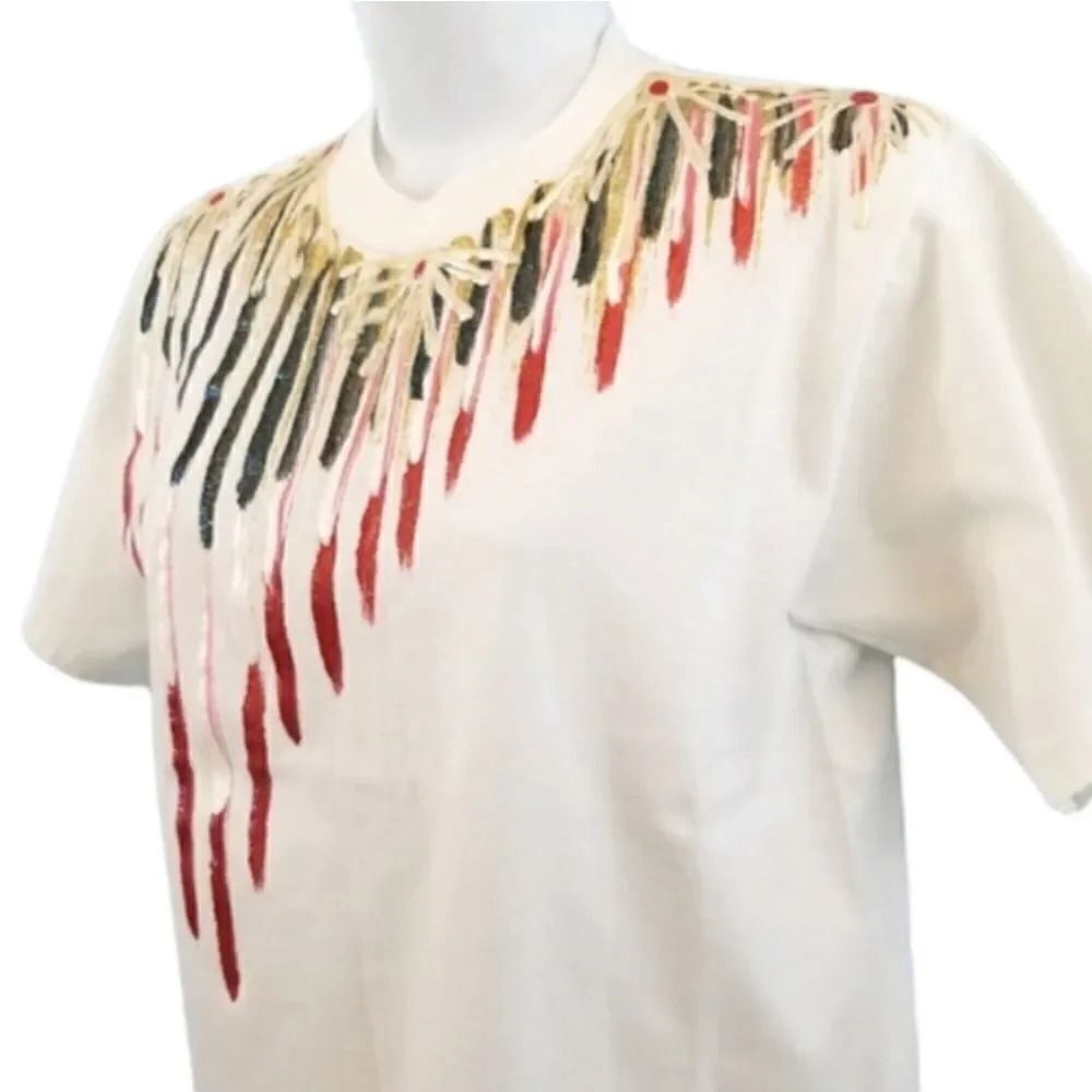 NEW Vintage 80's Custom Hand Painted Tshirt Size Small - Picture 6 of 9